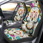 Washington Commanders Car Seat Covers Custom Sugar Skull Car Accessories Gear Car Cover DN0208232063 CSC 2023