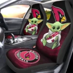 Arizona Cardinals Car Seat Cover – Baby Yoda Black and Pink