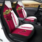 Arizona Cardinals Car Seat Cover – Baby Yoda Pink and White