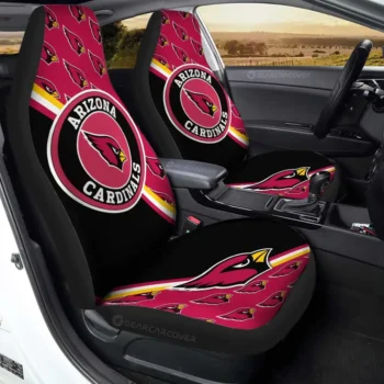 Arizona Cardinals Car Seat Cover - Custom Pink and Black