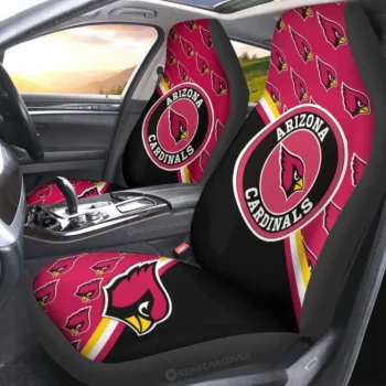 Arizona Cardinals Car Seat Cover - Custom Pink and Black