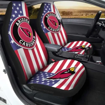 Arizona Cardinals Car Seat Cover - Custom Red and Black