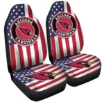 Arizona Cardinals Car Seat Cover – Custom Red and Black