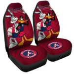 Atlanta Braves Car Seat Cover – Custom Looney Tunes Bugs and Daffy Red and Black