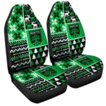 Austin FC Car Seat Cover – Custom Ugly Style Black and Green
