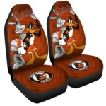 Baltimore Orioles Car Seat Cover – Custom Looney Tunes Bugs and Daffy Orange and Black