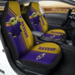 Baltimore Ravens Car Seat Cover – Baby Yoda Blue and Gold