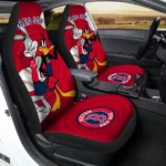 Boston Red Sox Car Seat Cover – Custom Looney Tunes Bugs and Daffy Red and Black