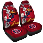 Boston Red Sox Car Seat Cover – Custom Looney Tunes Bugs and Daffy Red and Black