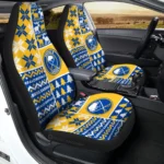 Buffalo Sabres Car Seat Cover – Custom Ugly Style Blue and Yellow