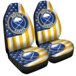 Buffalo Sabres Car Seat Cover – Custom US Flag Style Blue and White