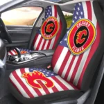Calgary Flames Car Seat Cover – Custom Red and White