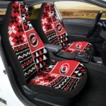 Carolina Hurricanes Car Seat Cover – Custom Ugly Style Black and Red