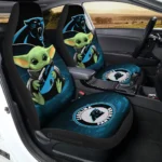 Carolina Panthers Car Seat Cover – Baby Yoda Black and Blue