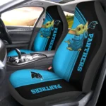 Carolina Panthers Car Seat Cover - Baby Yoda Blue and Black