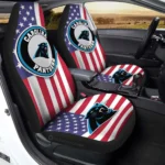 Carolina Panthers Car Seat Cover - Custom Black and Red