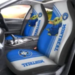 CF Montreal Car Seat Cover - Baby Yoda Blue and White