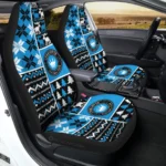 Charlotte FC Car Seat Cover – Custom Ugly Style Black and Blue