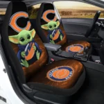 Chicago Bears Car Seat Cover – Baby Yoda Orange and Blue