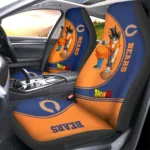 Chicago Bears Car Seat Cover - Goku Orange and Blue