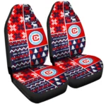 Chicago Fire FC Car Seat Cover – Custom Ugly Style Blue and Red