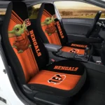 Cincinnati Bengals Car Seat Cover – Baby Yoda Orange and Yellow