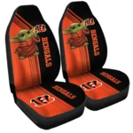Cincinnati Bengals Car Seat Cover – Baby Yoda Orange and Yellow