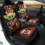 Cincinnati Bengals Car Seat Cover – Baby Yoda Red and Black