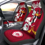 Cincinnati Reds Car Seat Cover – Custom Looney Tunes Bugs and Daffy Red and Black