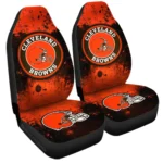 Cleveland Browns Car Seat Cover – Custom Orange and Black