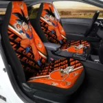 Cleveland Browns Car Seat Cover - Goku Orange and Black