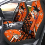 Cleveland Browns Car Seat Cover – Goku Orange and Black