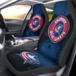 Columbus Blue Jackets Car Seat Cover - Custom Blue and Red