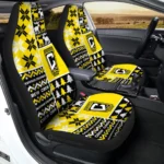 Columbus Crew Car Seat Cover – Custom Ugly Style Black and Yellow