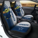 Dallas Cowboys Car Seat Cover – Baby Yoda Blue and Black