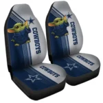 Dallas Cowboys Car Seat Cover – Baby Yoda Blue and Black