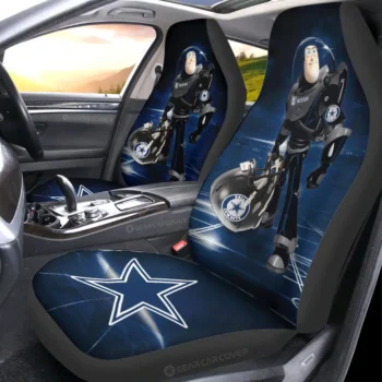 Dallas Cowboys Car Seat Cover - Buzz Lightyear Blue and Black