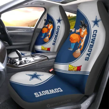 Dallas Cowboys Car Seat Cover - Goku Blue and White