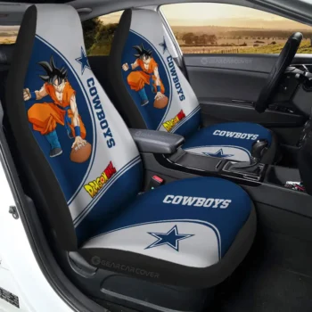 Dallas Cowboys Car Seat Cover - Goku Blue and White