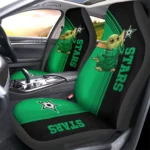 Dallas Stars Car Seat Cover - Baby Yoda Green and Black