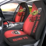 DC United Car Seat Cover - Baby Yoda Red and Black