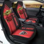 DC United Car Seat Cover – Baby Yoda Red and Black