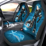 Detroit Lions Car Seat Cover - Buzz Lightyear Blue and Black