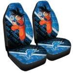 Detroit Lions Car Seat Cover - Goku Blue and Black