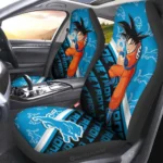 Detroit Lions Car Seat Cover – Goku Blue and Black
