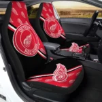 Detroit Red Wings Car Seat Cover - Custom Red and White