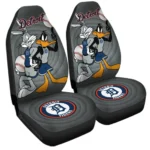 Detroit Tigers Car Seat Cover – Custom Looney Tunes Bugs and Daffy Black and Blue
