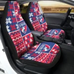 FC Dallas Car Seat Cover – Custom Ugly Style Red and Blue