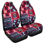 Florida Panthers Car Seat Cover – Custom Ugly Style Blue and Red
