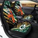 Green Bay Packers Car Seat Cover - Goku Black and Green